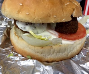 The falafel sandwich--perhaps it is a Trenton invention