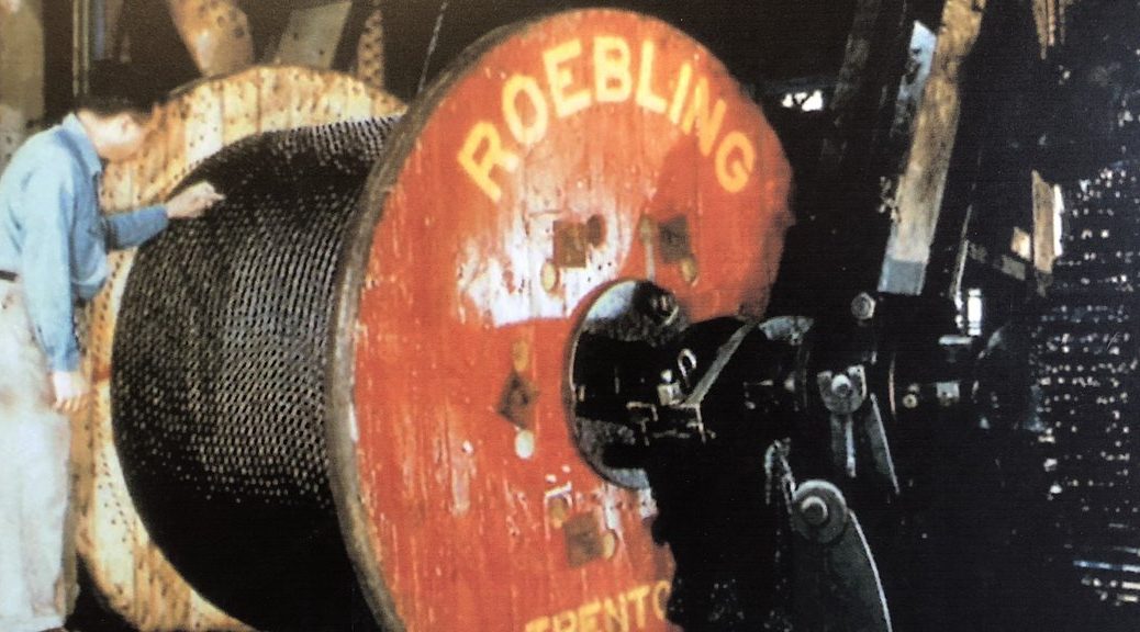 Roebling Wire Rope Spool